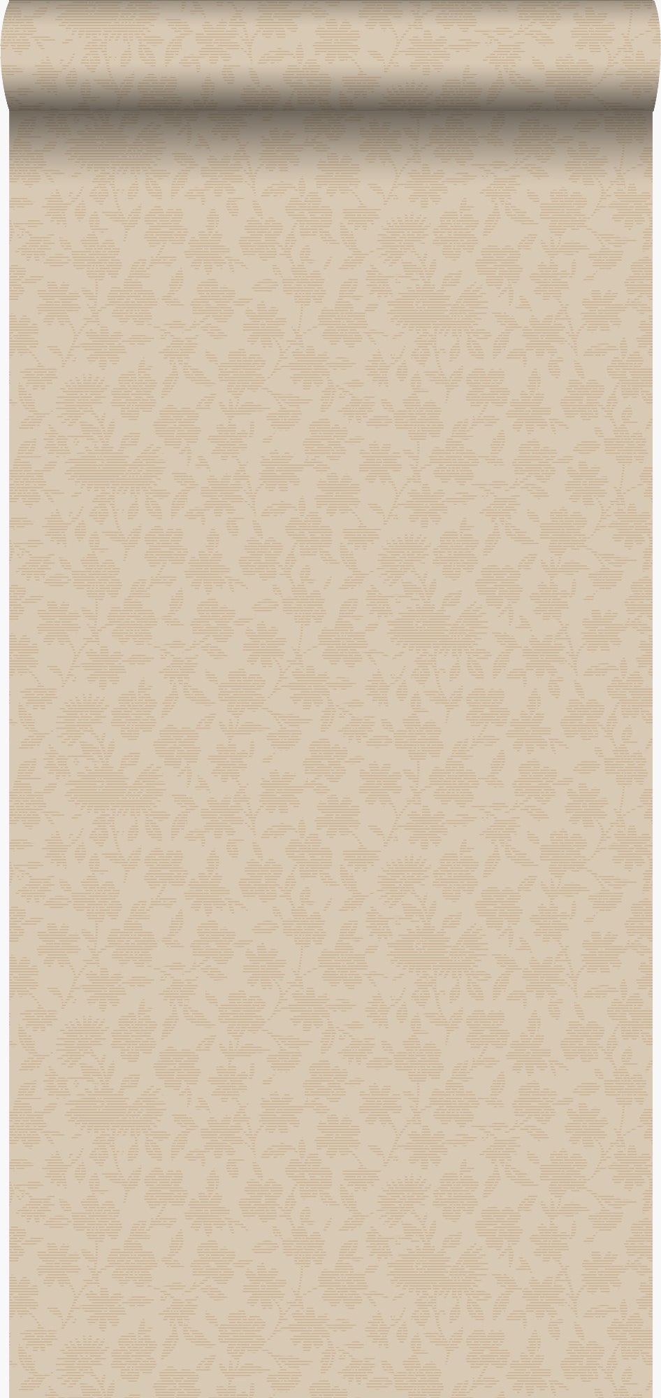 Tapeta kwiaty antycznej bieli - 53 cm x 10.05 m - ORIGIN