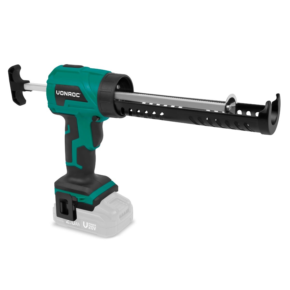 SEESII Pistolet à Cartouche sans Fil avec 2 x 2000 mAh Batteries, Pistolet Silicone Électrique