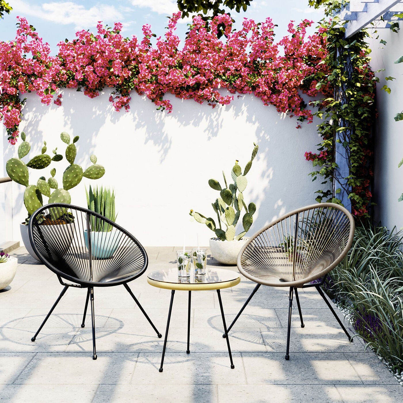 Table d'appoint Acapulco nature Kare Design - 2