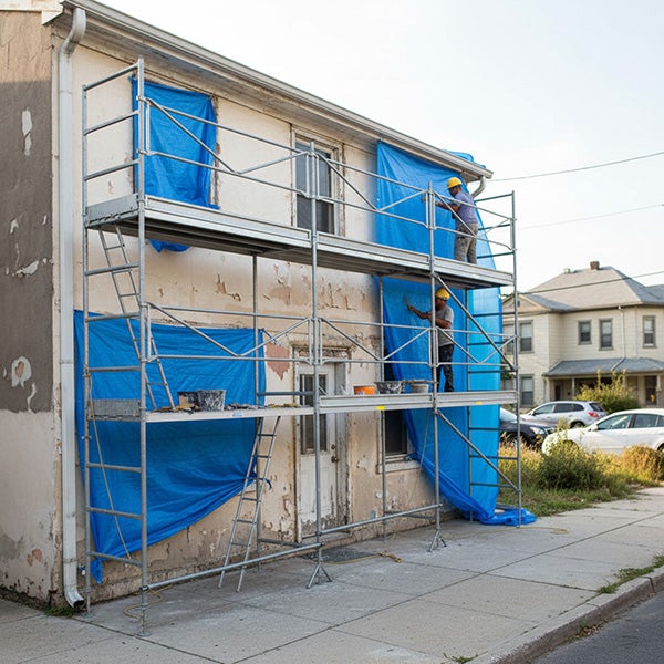 Echafaudage de maçon 60m² - Structure seule + Garde-corps - DCM60-S - 4