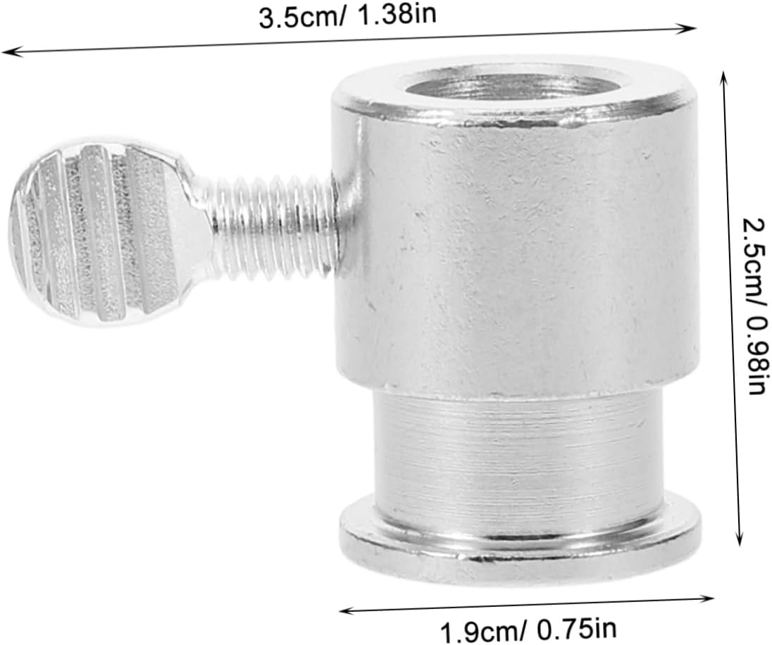 Metalowa śruba do pręta do grilla, akcesorium do rożna, regulowany, stabilny metalowy wspornik do szpikulca do grilla, do użytku na grillu - 2