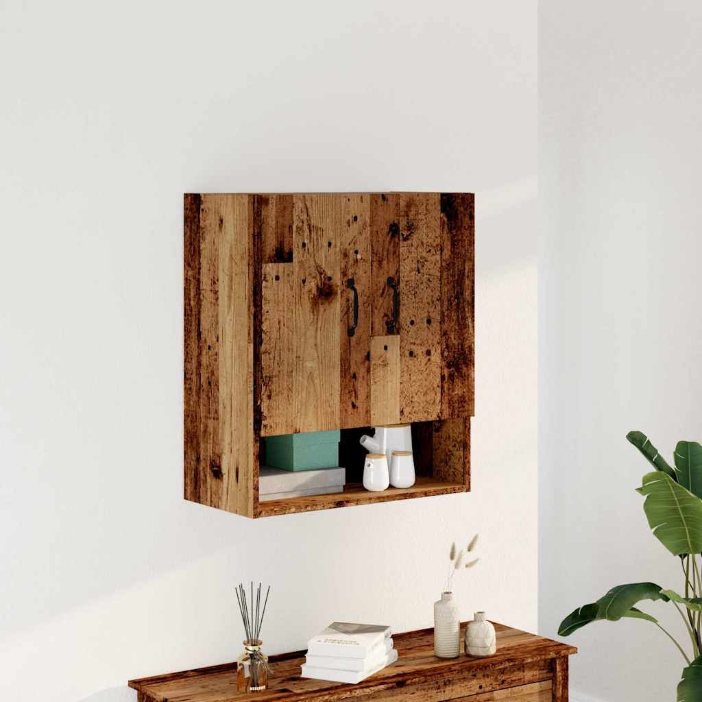 Buffet noir 60x31x70 cm bois d'ingénierie | Leroy Merlin