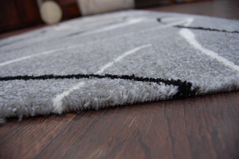 Tapis de couloir SILVER CHOCO gris 120 cm 120x160 cm - 3