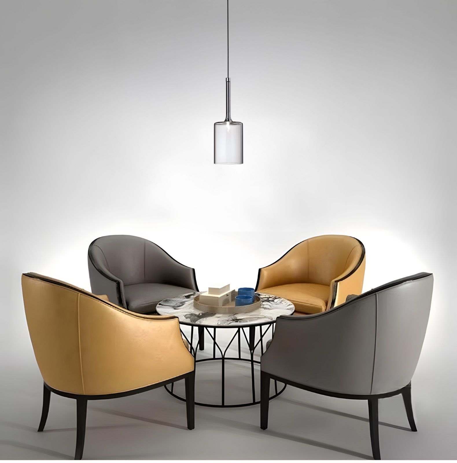 Lampa Sufitowa Wisząca Toolight App1702-1Cp B Szary - 3