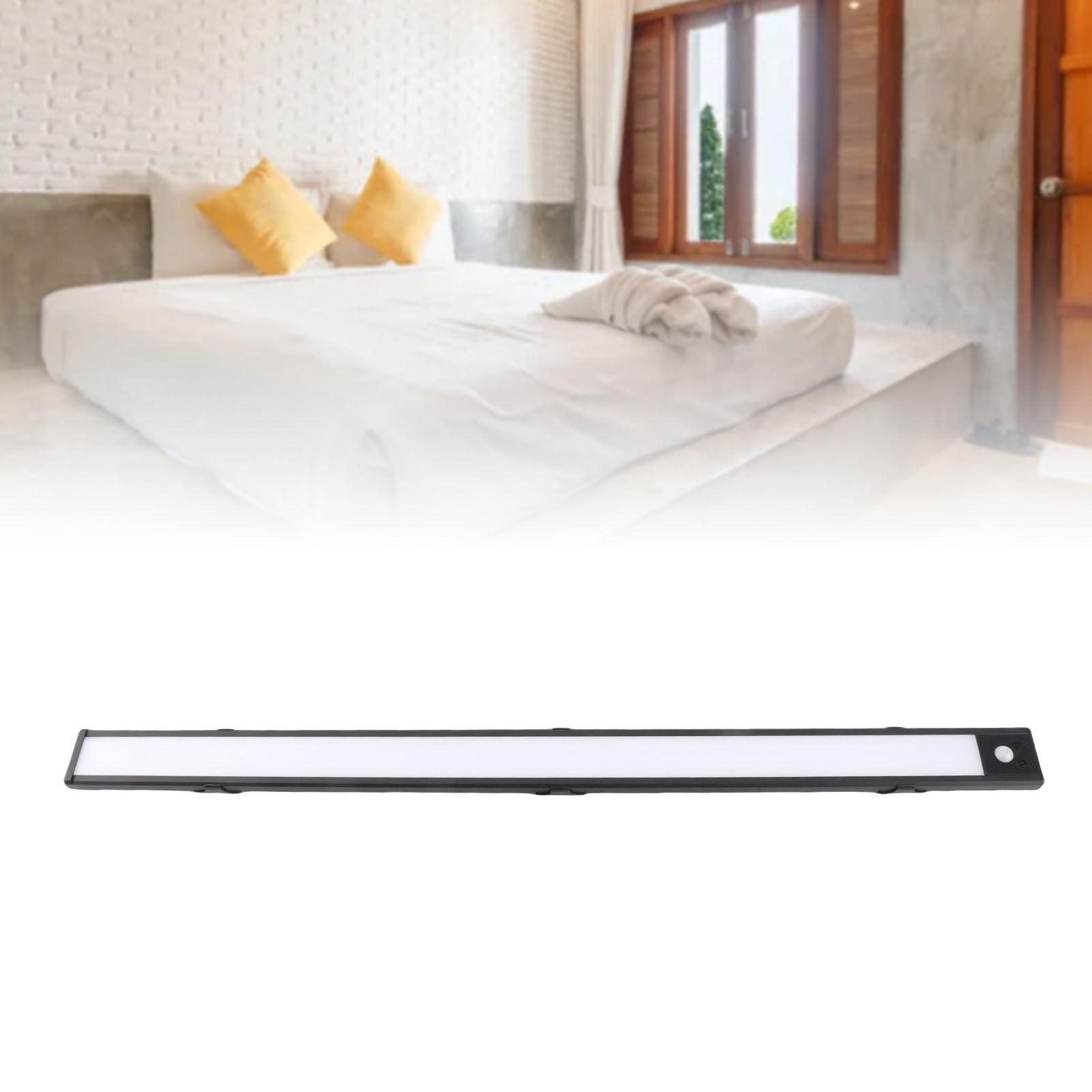 Barra de luz LED inalámbrica recargable con sensor de movimiento, luz ...