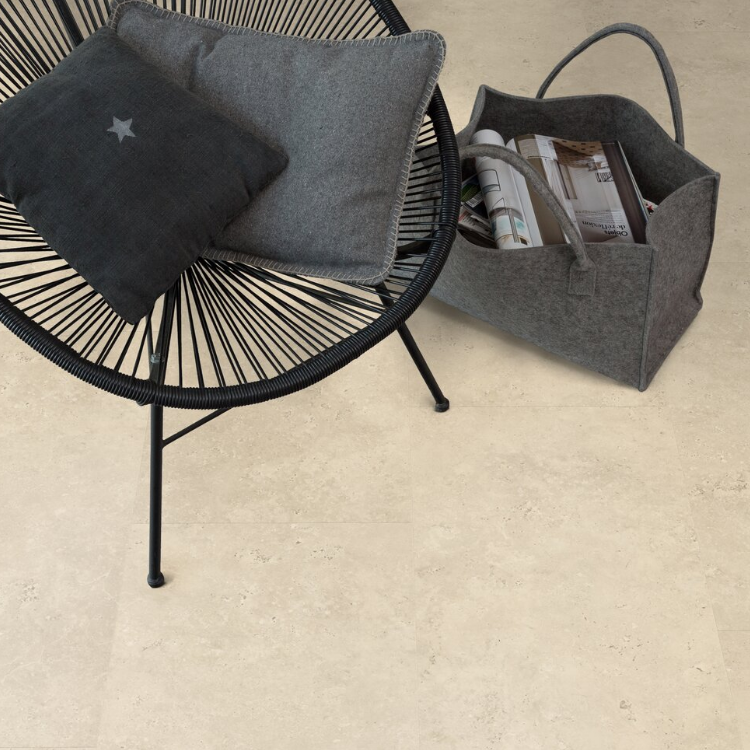 Dalle de sol PVC clipsable effet pierre pietra beige GERFLOR Senso Clic - 6