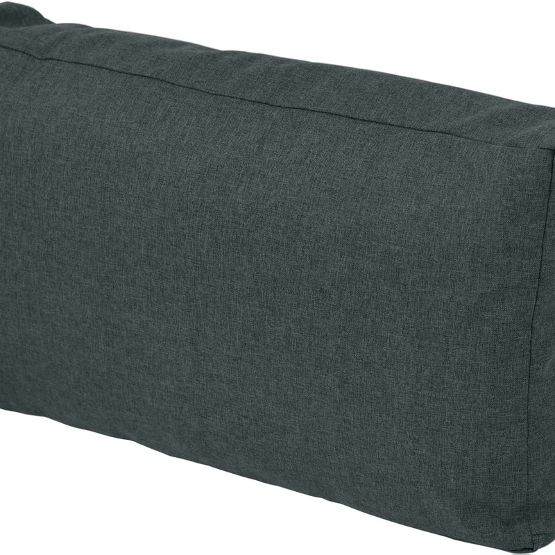 Poduszka na sofę narożnik AMPO ciemny szary 1 szt.