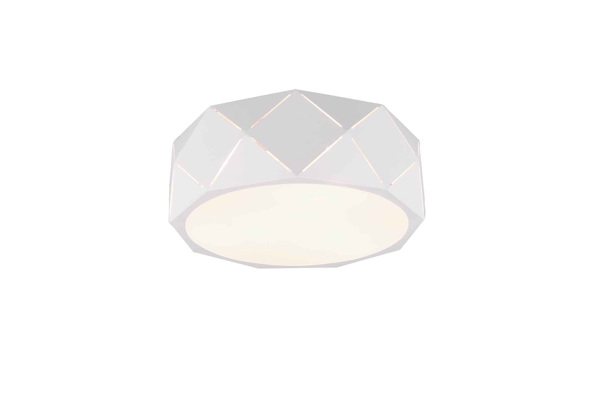 Plafon ZANDOR biały 3xE27x25W wym:15x40x40cm IP20 Trio