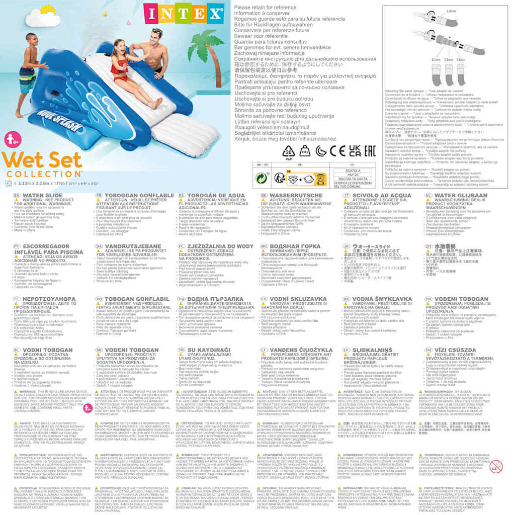 Toboggan pour Piscine Enterrée - Intex - 8