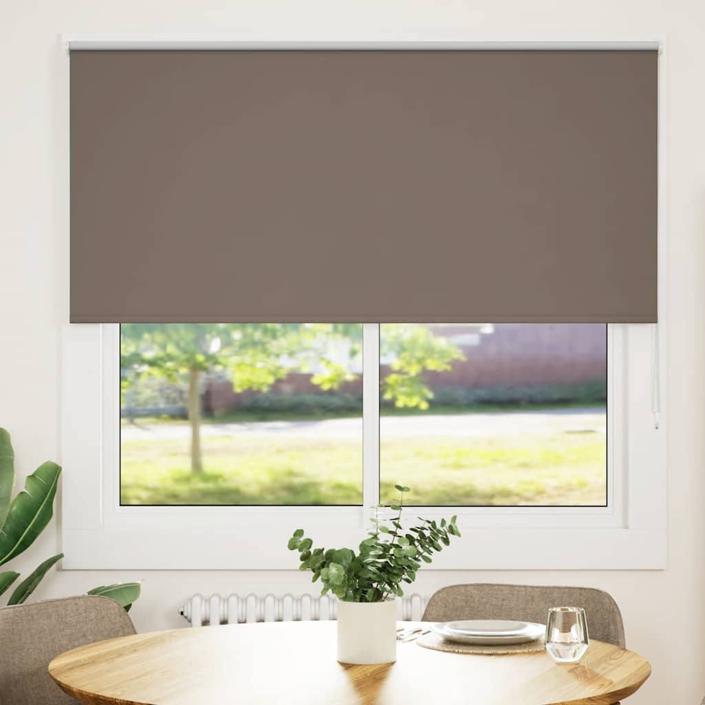 Roleta zaciemniająca kawowa 150x175 cm Szerokość tkaniny vidaXL