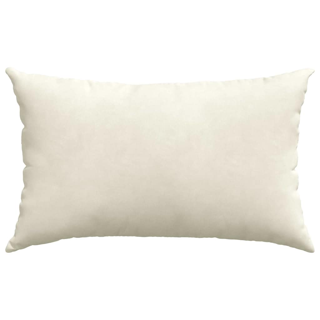 vidaXL Coussins de canapé 2 pcs Crème 50 x 30 cm - 6