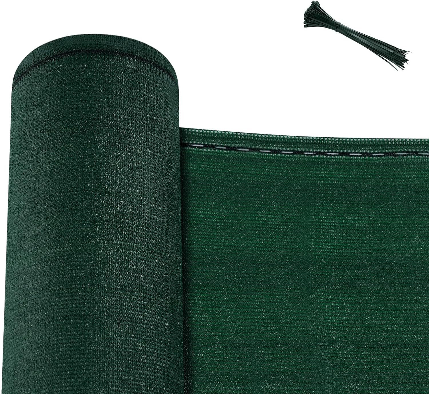 Brise Vue Jardin 1x20m PEHD 180g/m² - Filet Occultant Balcon Avec Attaches, Vert