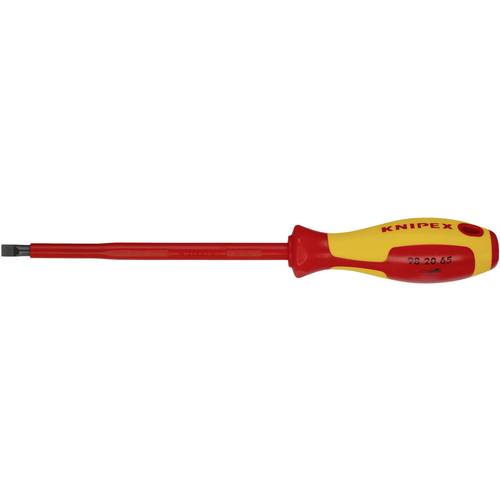 Knipex Giraviti per Elettricisti per Viti con Intaglio Brunita, Impugnatura Isolante, in Materiale Bicomponente, Collaudato Vde 262 Mm 98 20 65