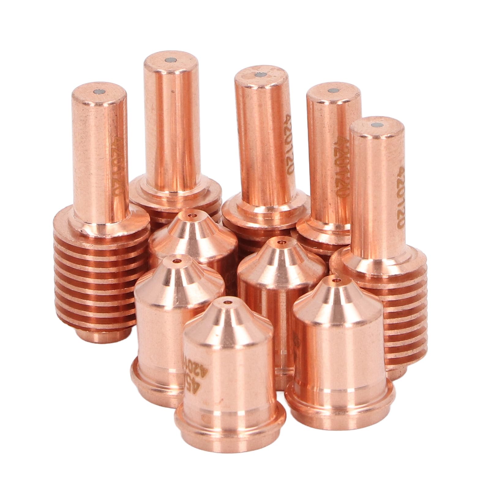 Mauto Plasma-Schneidzubehör – 10x Elektrode 420120 & 10x Düsenspitze 420118 Für 30XP