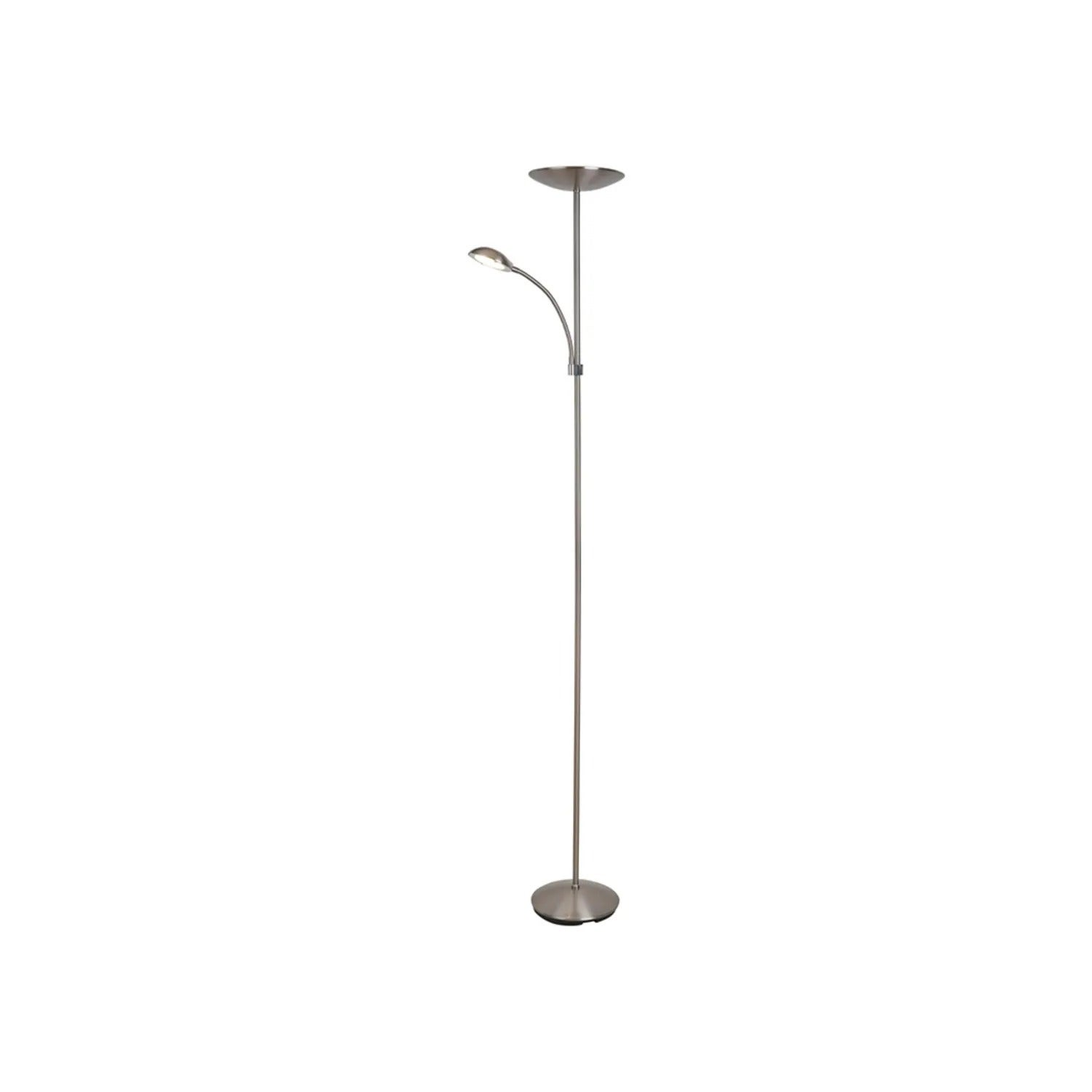 Lampa podłogowa stojąca Vlasta chrom satyna LED 23W 3000K 1400lm wym: 182 x 182 x 25 cm metal Rabalux