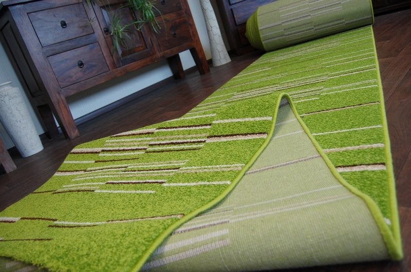 Tapis de couloir HEAT-SET FRYZ NELI vert - lime 60 cm 60x940 cm - 5