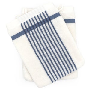 Linnea Lot De Deux Gants De Toilette 16x21 Cm Pur Coton