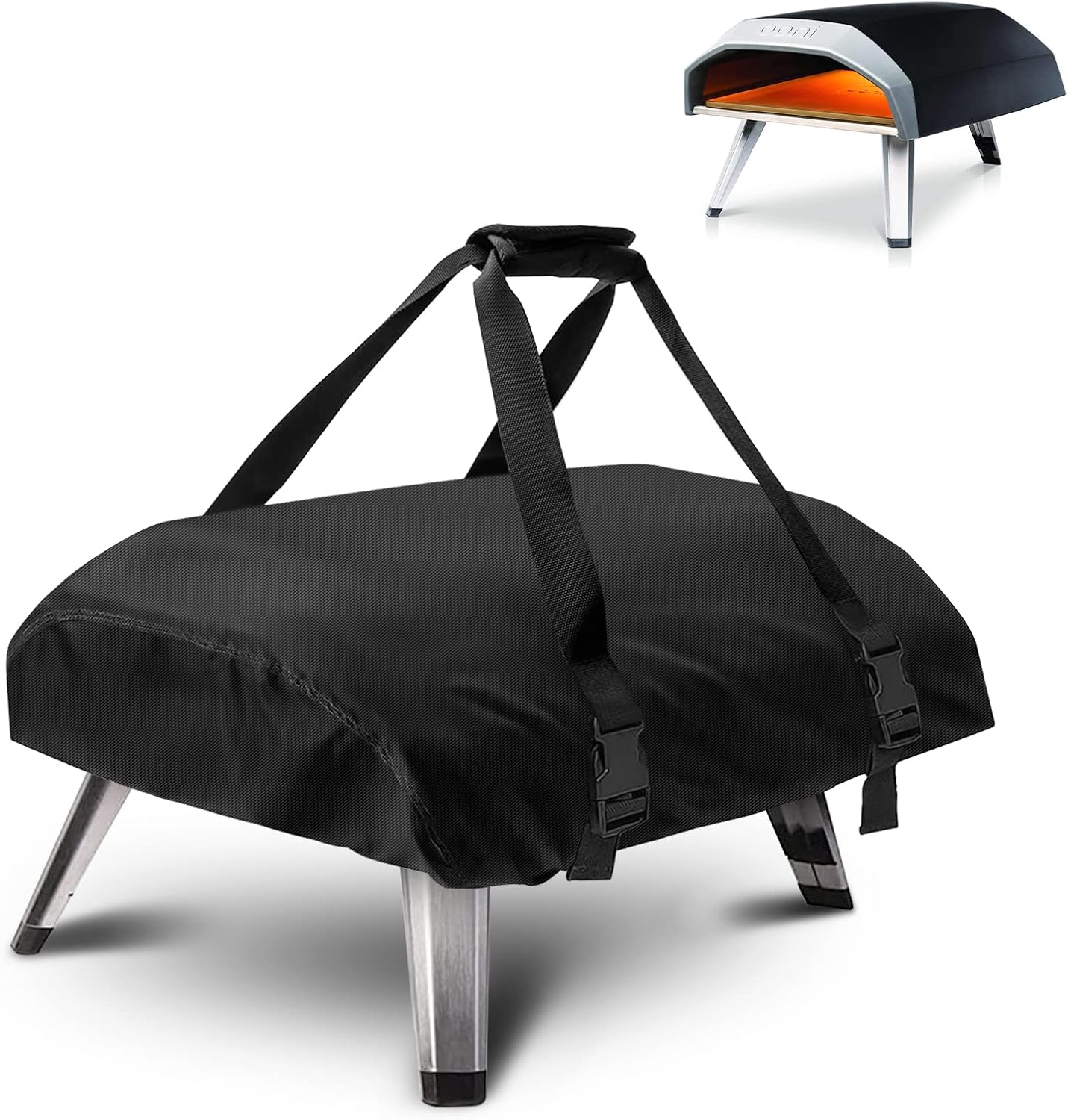 Piece gazowe do pizzy, wodoodporna obudowa zewnętrzna, ochrona przed warunkami atmosferycznymi (64 x 42 x 17 cm)