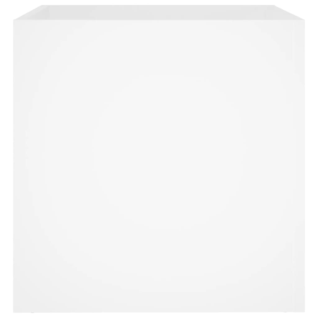 Jardinière | Bac à fleurs | Pot de fleurs Blanc 40x40x40 cm Bois d'Ingénierie332773 - 5