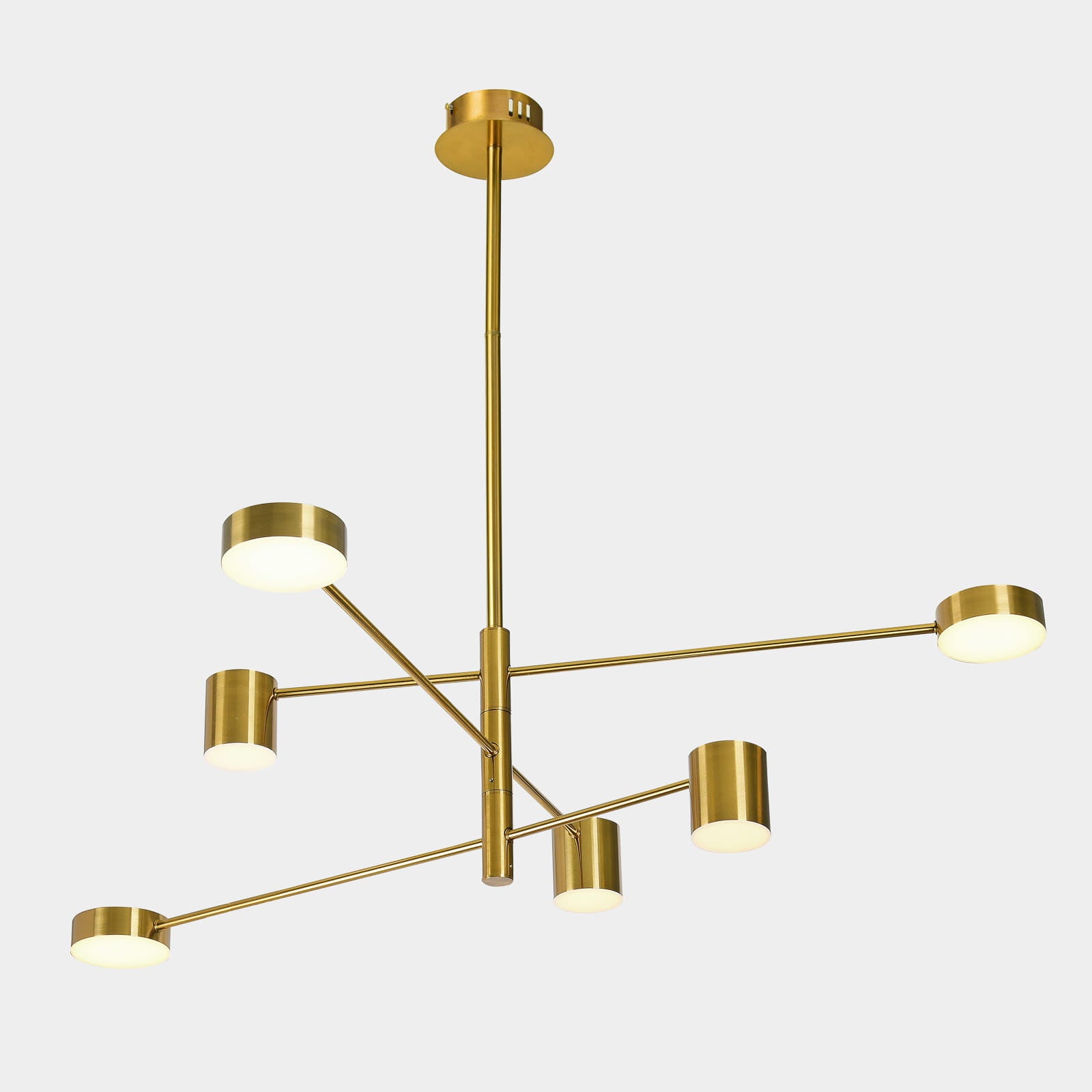 Żyrandol LED REMDAL 36W Neutralna biel 2700lm metal złota wym:82,2x98,9x98,9cm IP20 Italux