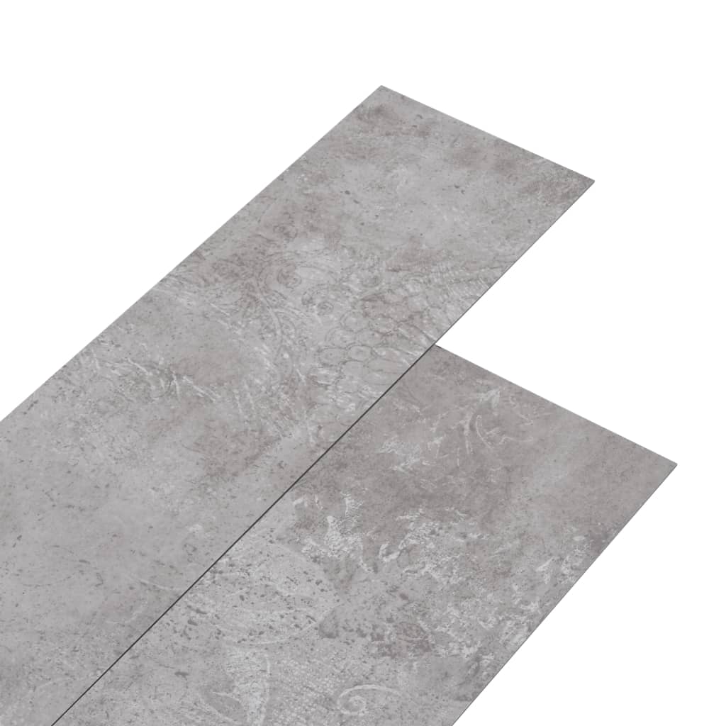 Lamas para suelo de pvc autoadhesivas | tarimas de suelo | tarimas autoadhesivas 5,21 m² 2mm gris tierra cfw23975