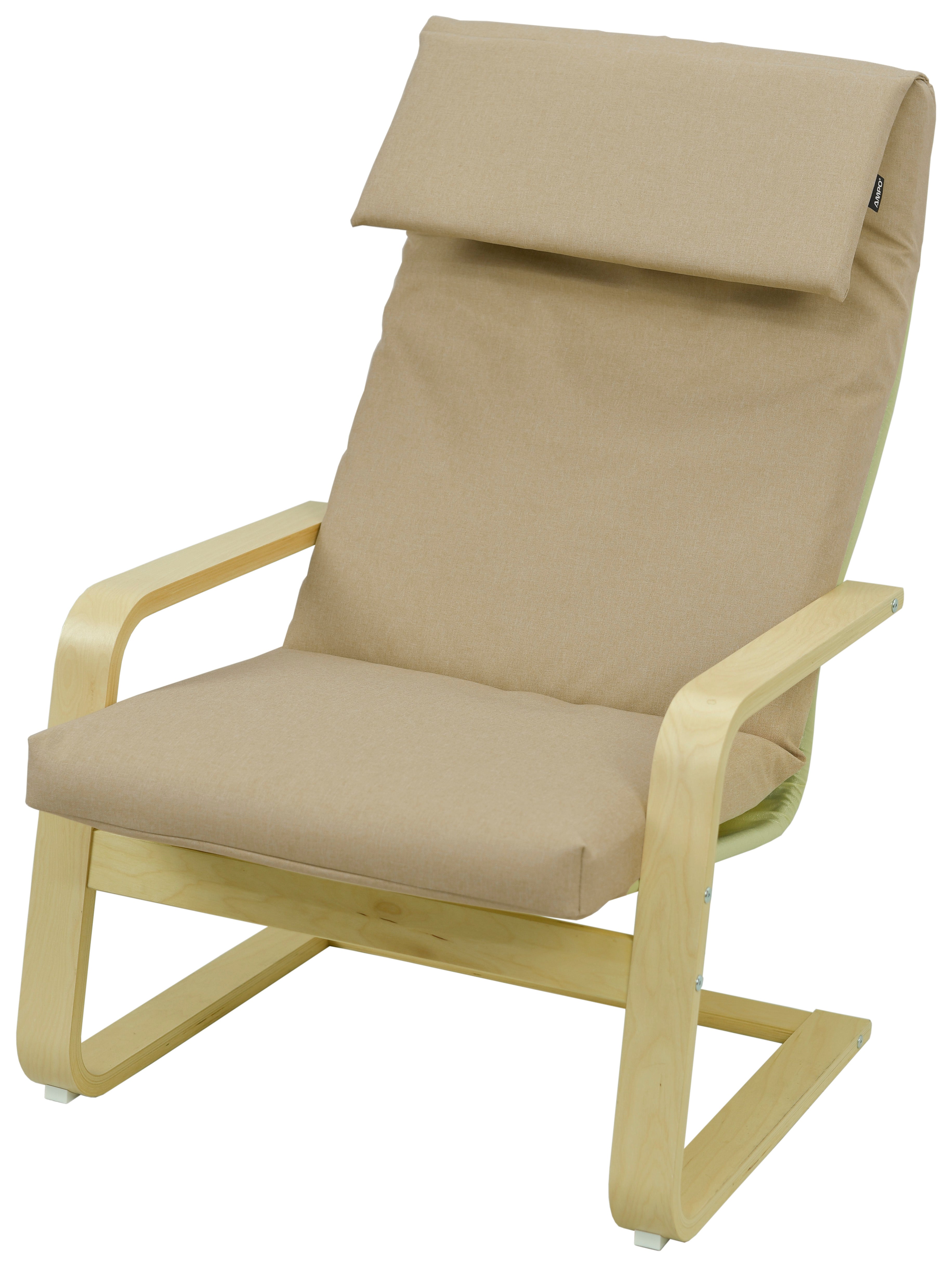 Poduszka na fotel drewniany Poang Pello AMPO beżowy melanż 1 szt.