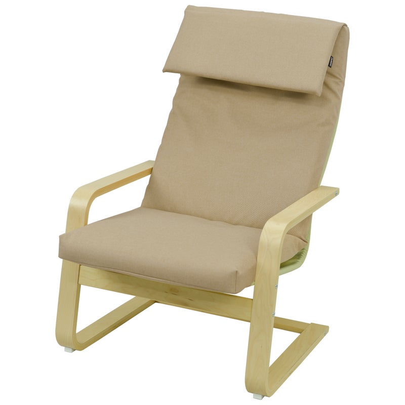 Poduszka na fotel drewniany Poang Pello AMPO beżowy melanż 1 szt.