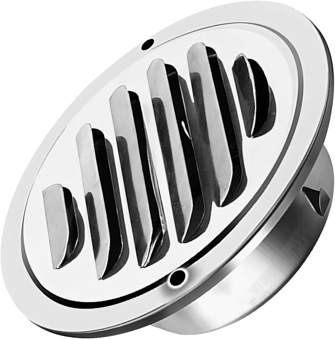 Grille D'aération Ronde EUROPLAST – 125mm (12,7cm) – Noire – Pour Ventilation Soffites