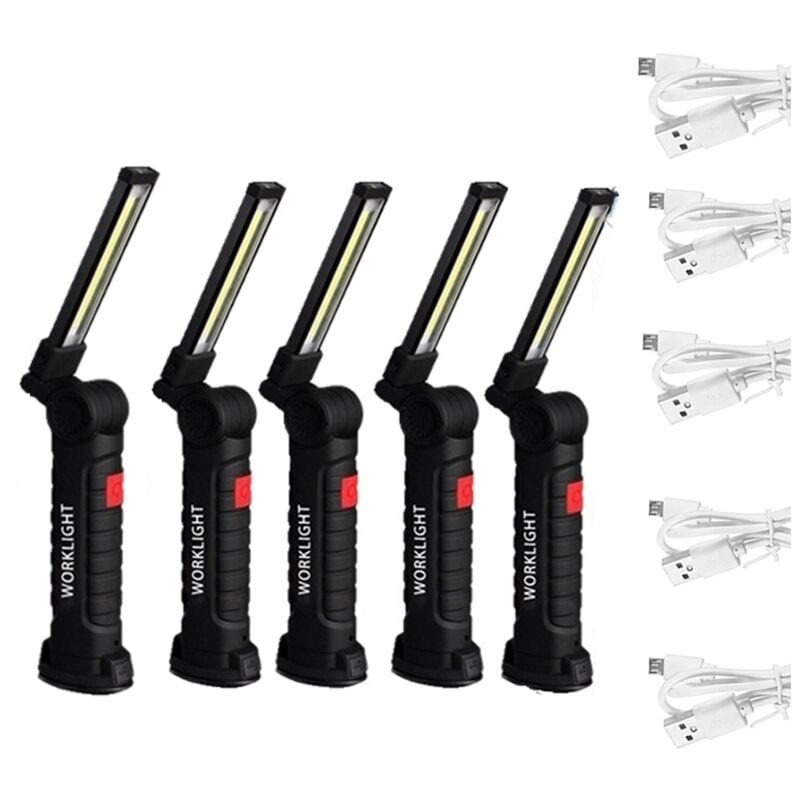 Torche De Travail Lampe LED COB Magnétique Lampe De Travail Garage