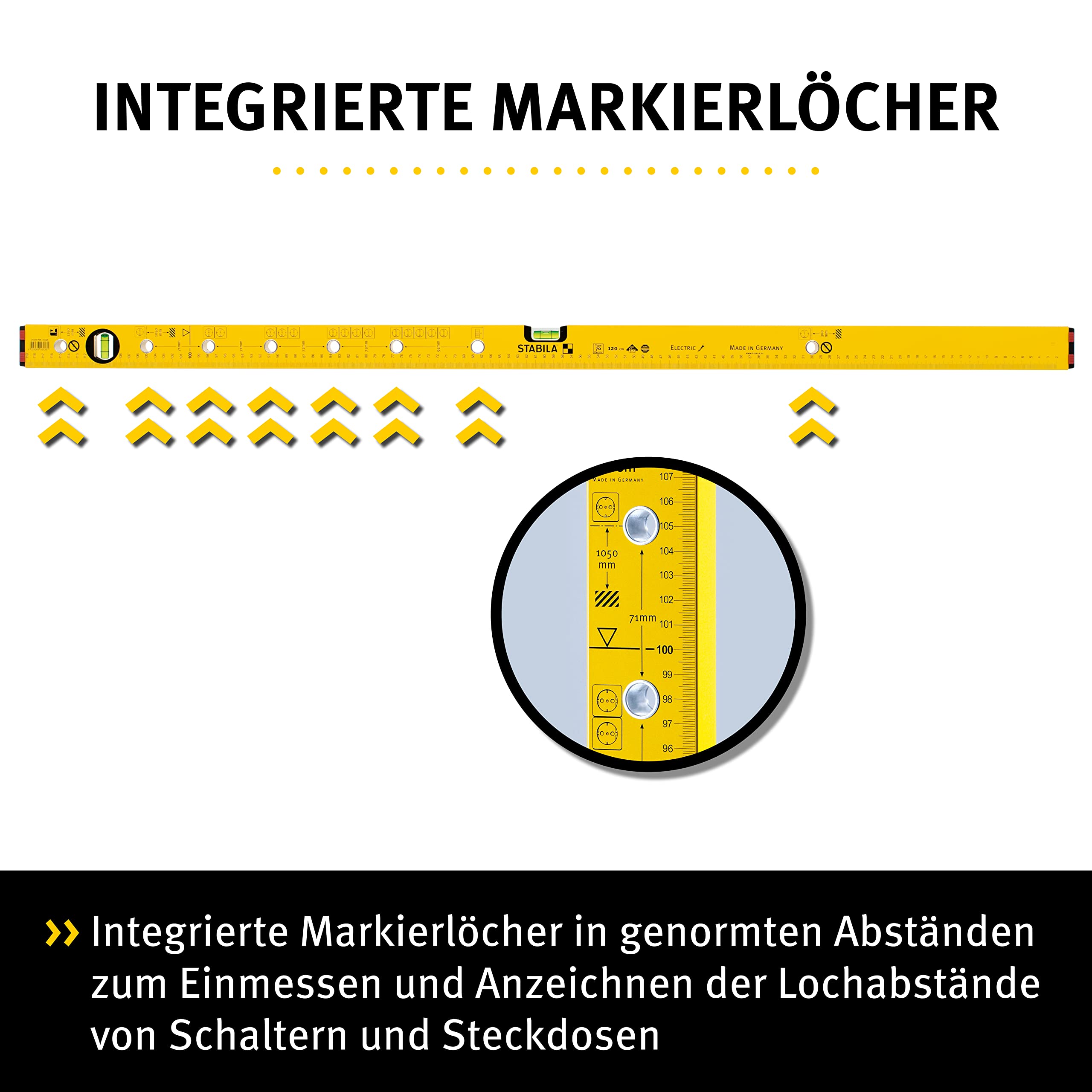 Livella STABILA Tipo 70 Elettrica - 120 cm - 16136 - 6