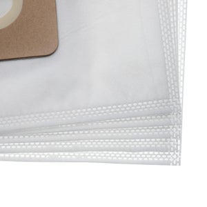 Vhbw 10 Sacchetti Per Aspirapolvere Hoover H63 – In Microfibra – Taglia 51 – 23,5x17,5 Cm – Bianco