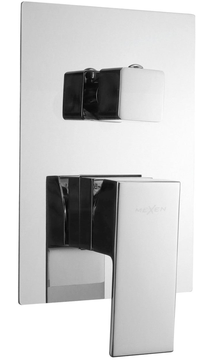 Mexen Uno bateria wannowa podtynkowa, chrom - 71435-00