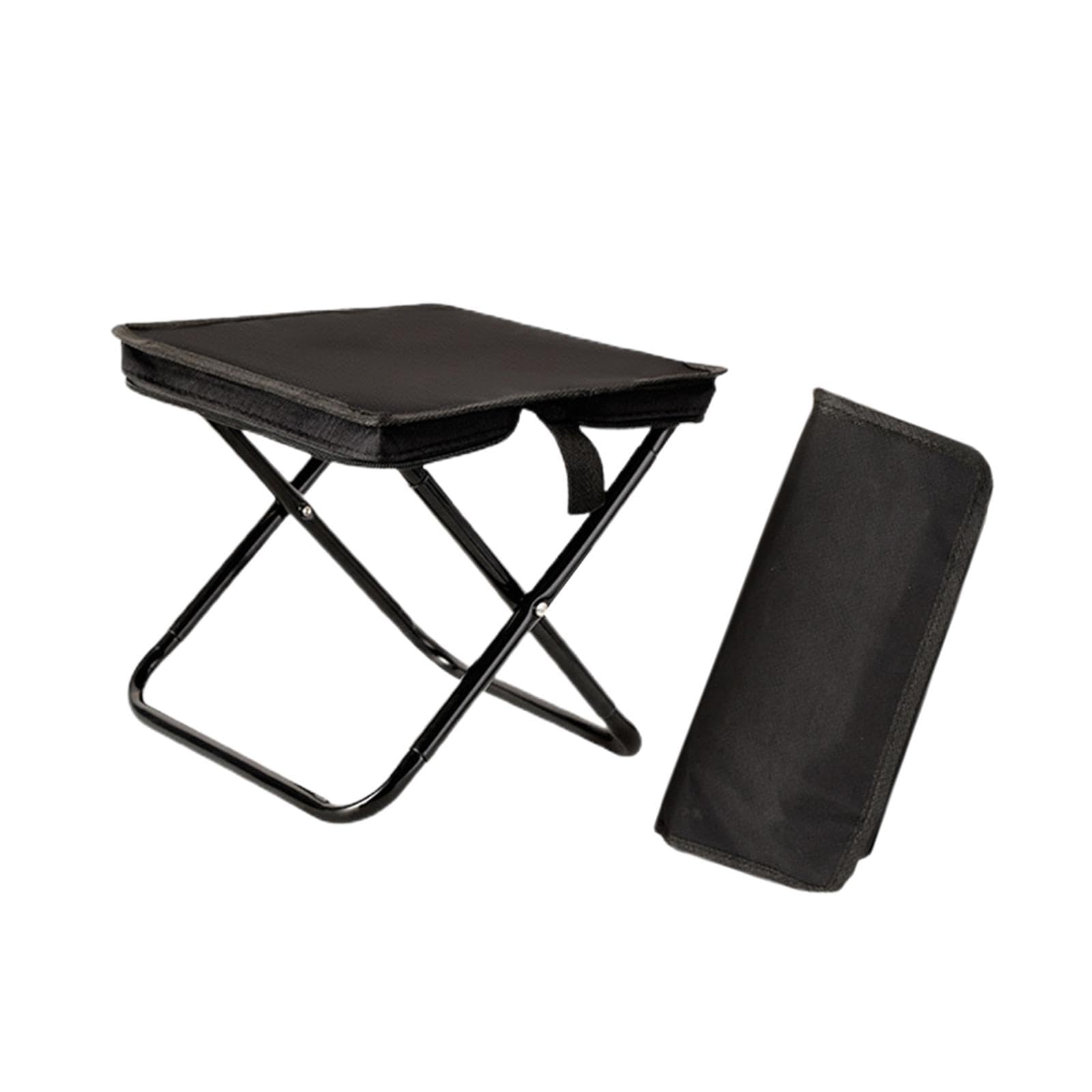 Tabouret Pliant De Camping – 31x30x30 Cm, Charge 100 Kg, Tissu Oxford, Alliage Alu – Pour Pêche, Randonnée, Plage