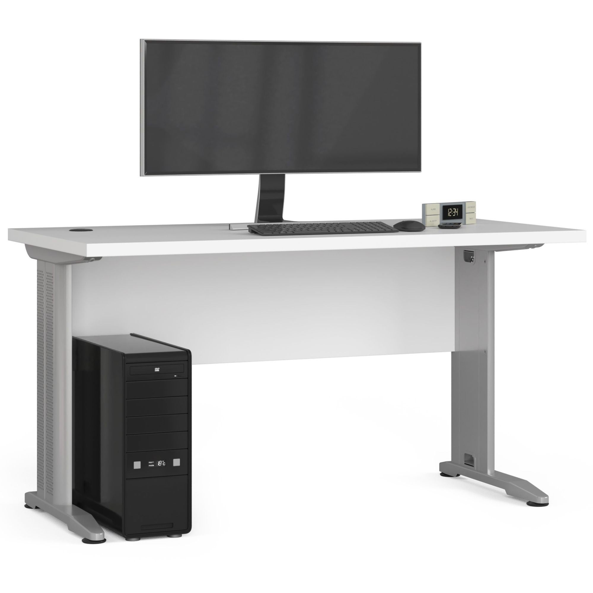 Biurko AKORD BM135 Białe 135 cm kolor Biały mat 135x60x76 cm