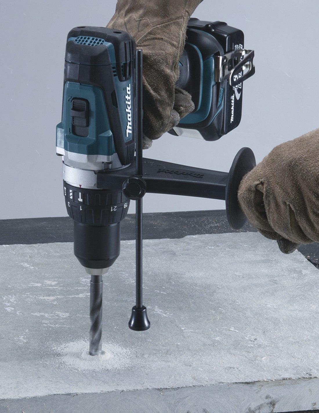 Perceuse à percussion 18V LXT Ø13 mm (machine seule) - MAKITA DHP458Z - 7