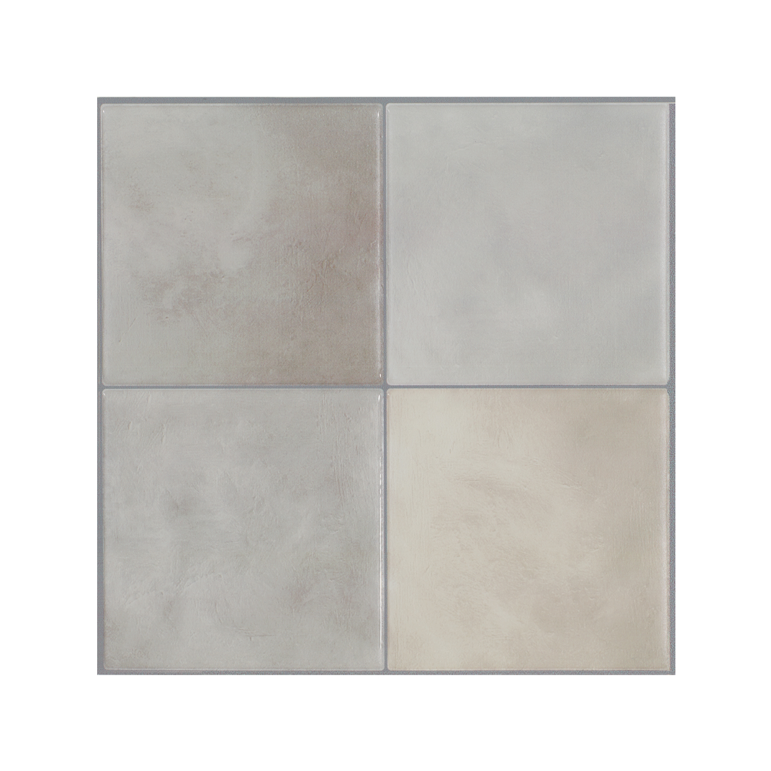 Azulejos adhesivos x4, 22.86x22.86cm - revestimiento de pared smart tiles zellige fes vinilos murales de baño y cocina