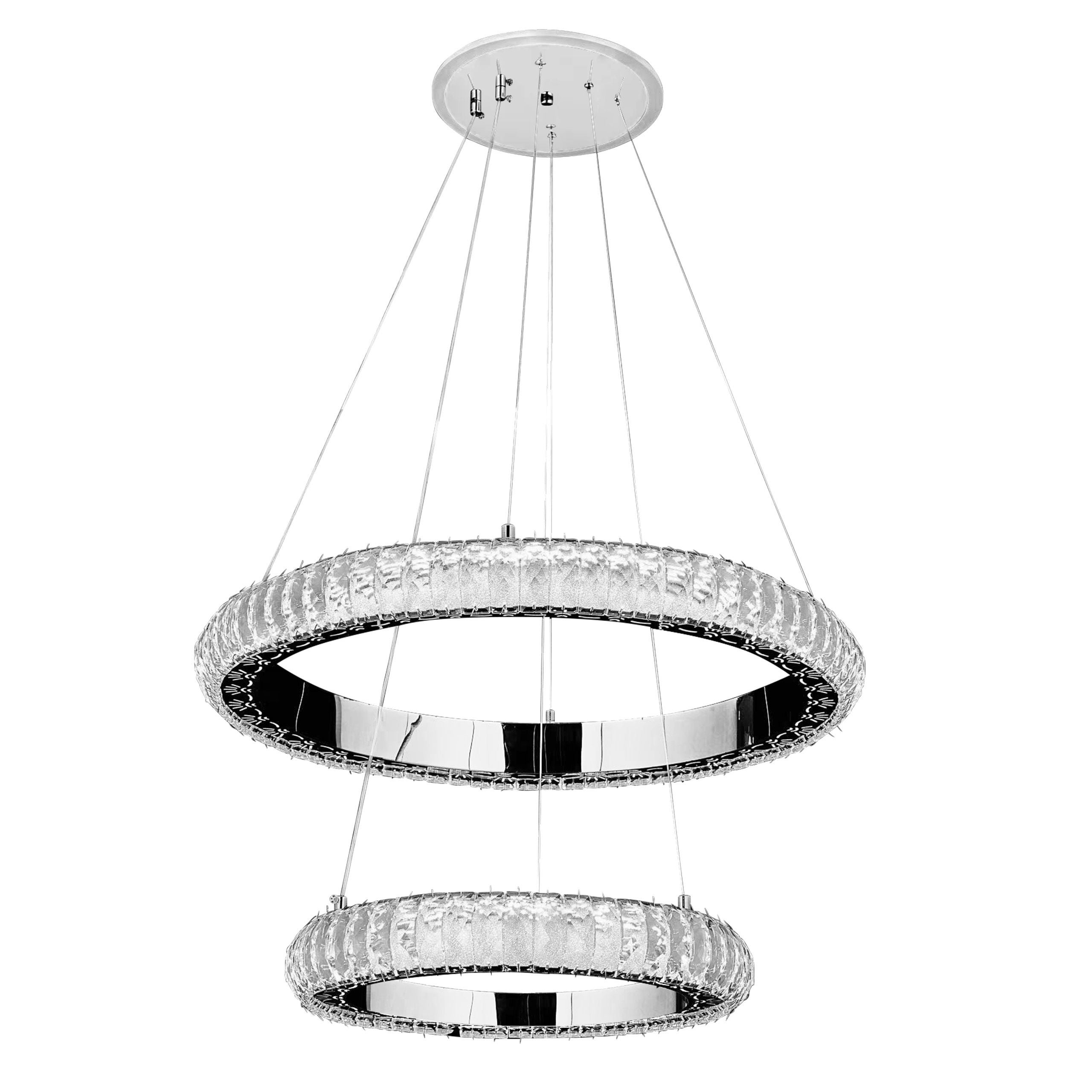 Lampa Sufitowa Wisząca Led Toolight Led G044-2C Cp Chrom