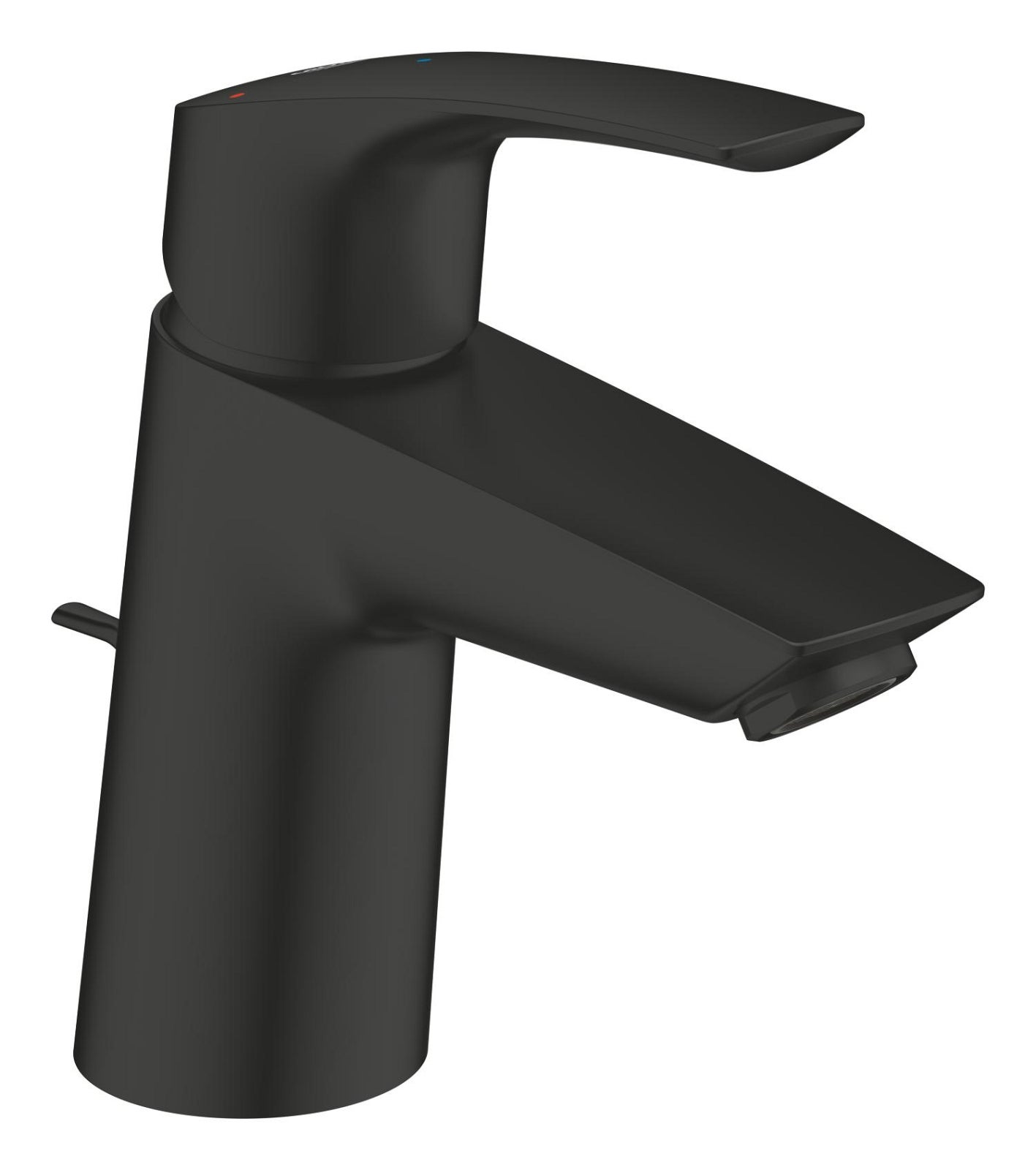 Baterie lavoar Grohe 239692433, EuroSmart, tip comanda monocomanda, marime s, tip instalare pe lavoar, negru