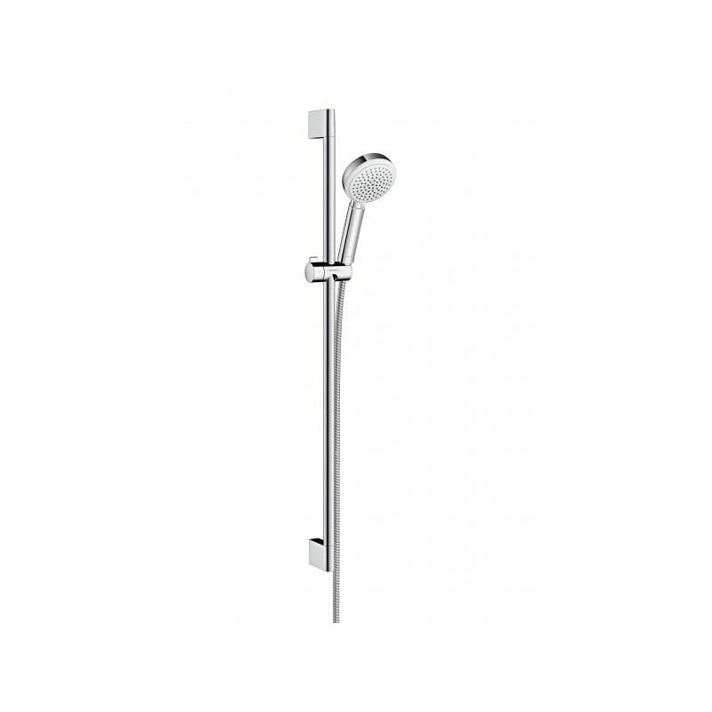 Wandstangsets: Crometta, doucheset Vario EcoSmart met Unica'Croma glijstang 90 cm, Art.-nr. 26538400