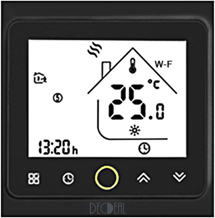 Termostat WiFi – 5A, Inteligentne Programowanie, Kompatybilny z Kotłami Gazowymi/Wodnymi, Alexa, Aplikacja