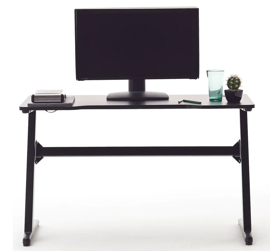 FDW Bureau D'Ordinateur 47 Pouces, Bureau D'Écriture Moderne En Bois Et