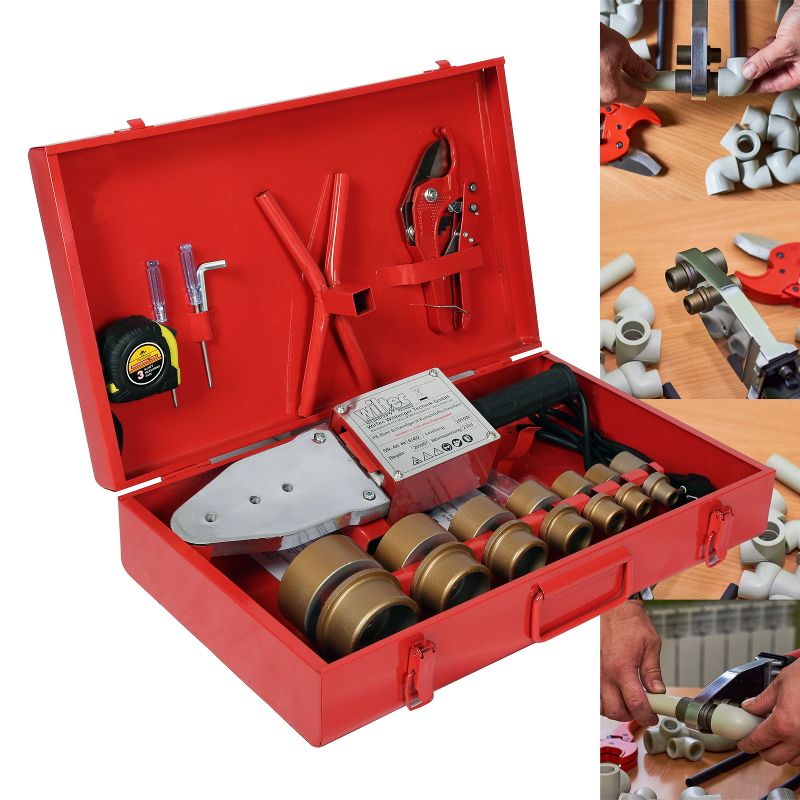 POLIFUSORE SALDATORE 2300W 6 MATRICI PER - Foto 2