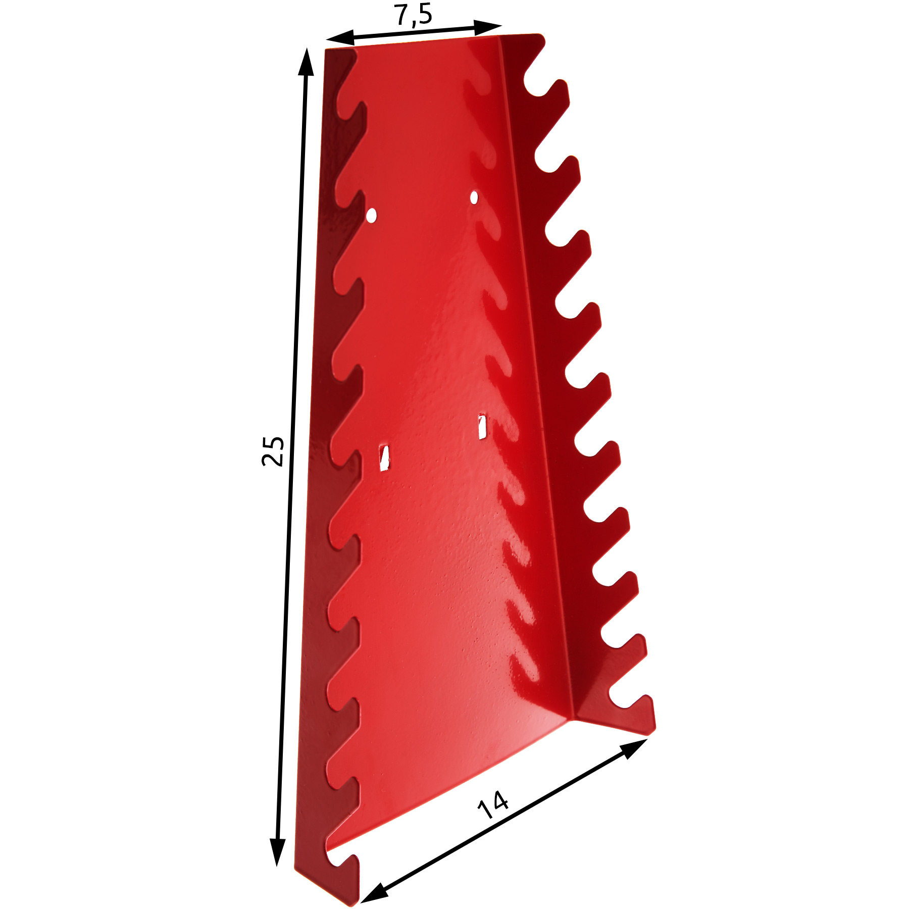 TECTAKE painel perfurado para ferramentas Três peças, de aço - 6