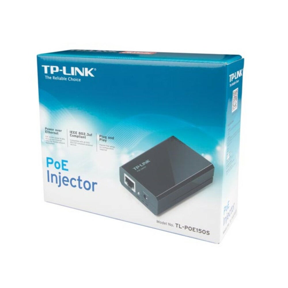 Injector PoE TP-Link TL-POE150S 15.4W Gigabit Ethernet czarny - 5