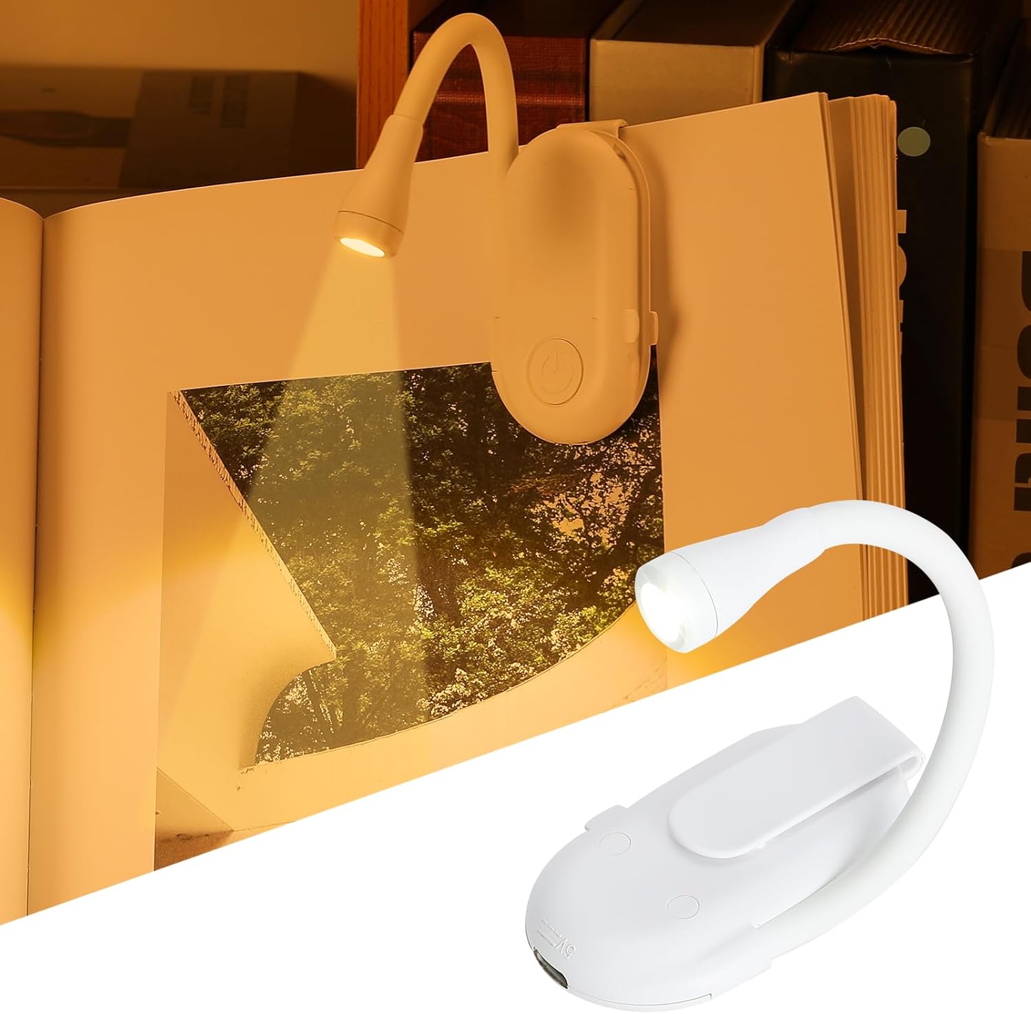 Lampe à Livre - MiniTableLamp™ - Jaune