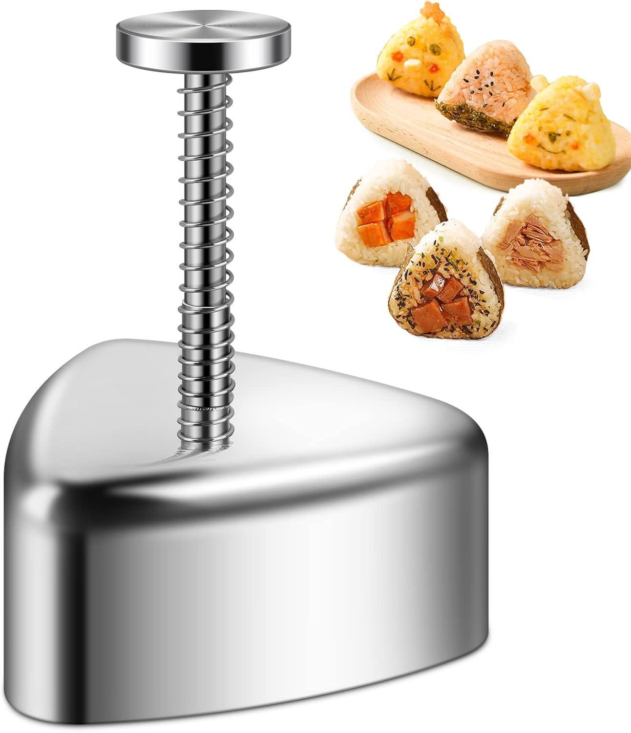 Forma do robienia kulek ryżowych, forma do wyciskania trójkątów, kuchenne Bento, producent onigiri do samodzielnego robienia onigiri, forma do sushi
