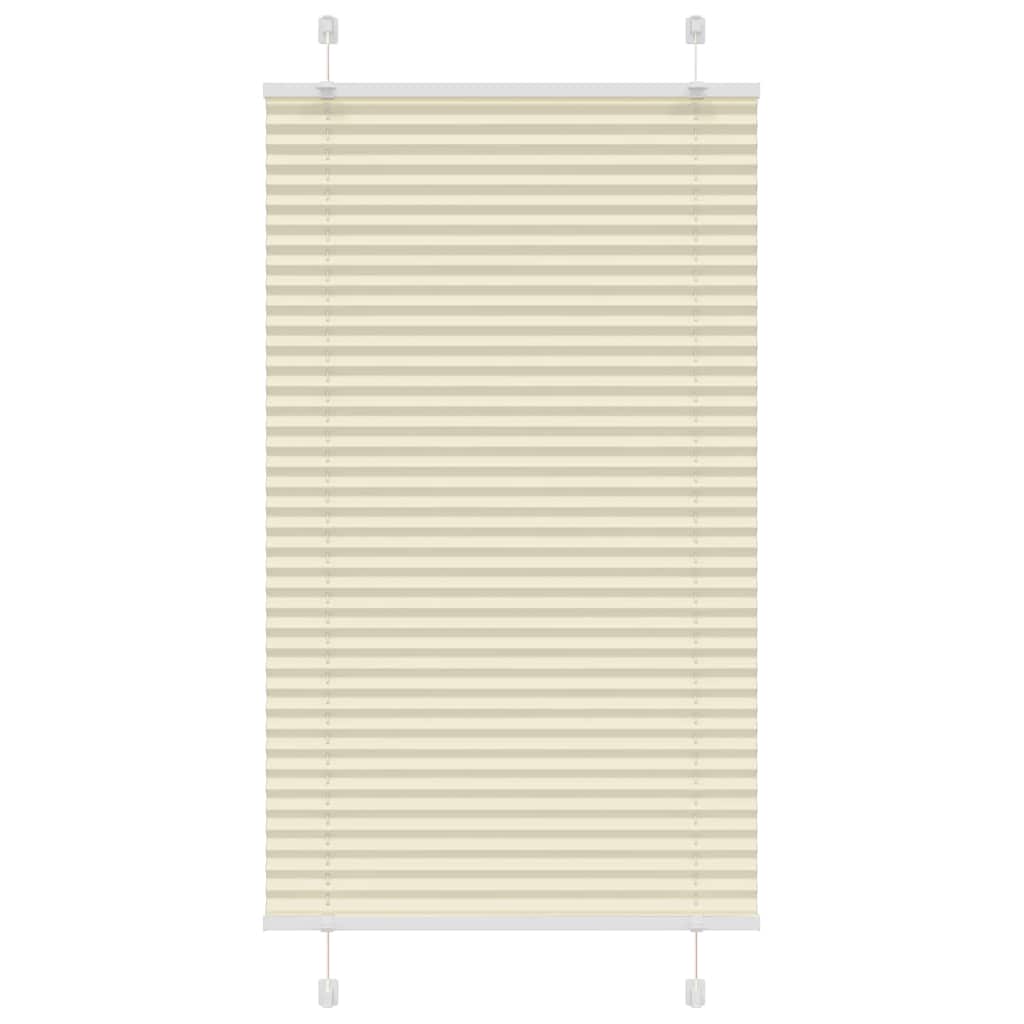 Roleta plisowana kremowa 70x150 cm Szerokość tkaniny 69,4 cm vidaXL