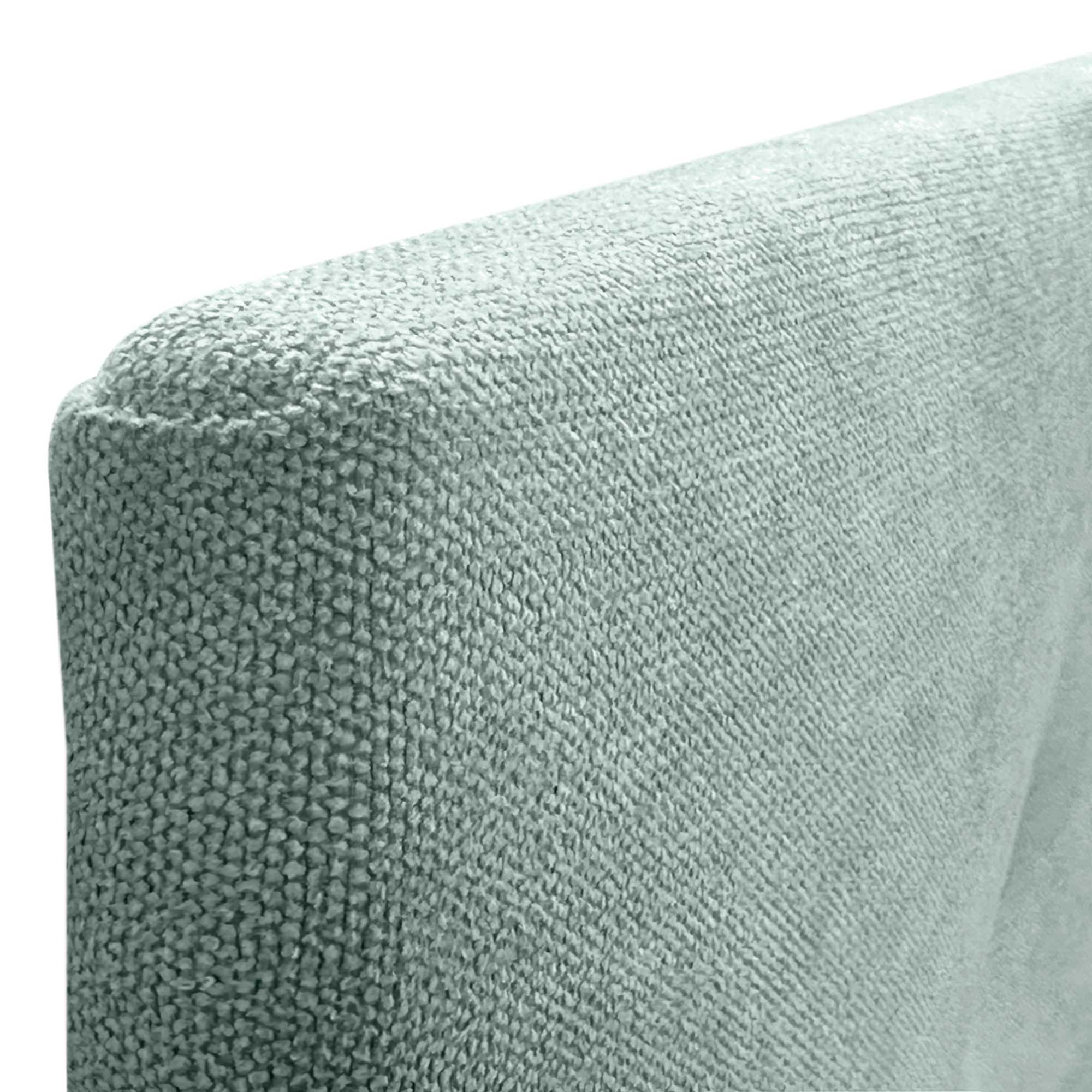 DHOME Cabecero de Tela AQUALINE Pro cabeceros Cabezal tapizado Cama Lujo (Verde Agua, 150cm) - 6