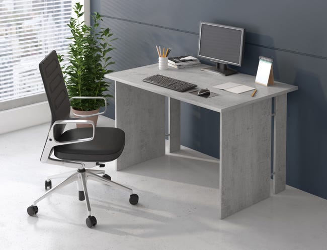 Set Ufficio Moderno Grigio/Bianco - 2 Scrivanie, Contenitore E Armadietto | BMG-Moebel Edition - Foto 9