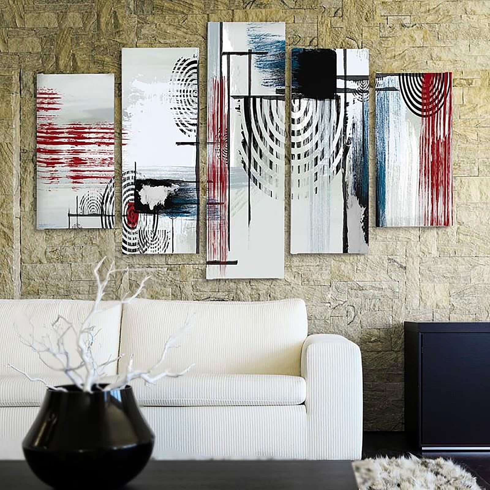 Tableau 1 boucliers - 100 x 70 cm - 3